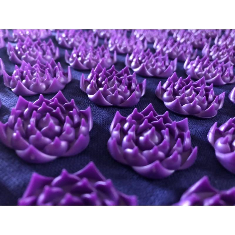 Lotus Spike Akupressur Matte Kissen Natur Leinen Coconut Palm Zurück Neck Fuß Massage Indoor Hause Fitness Kissen Gym Matte Hause