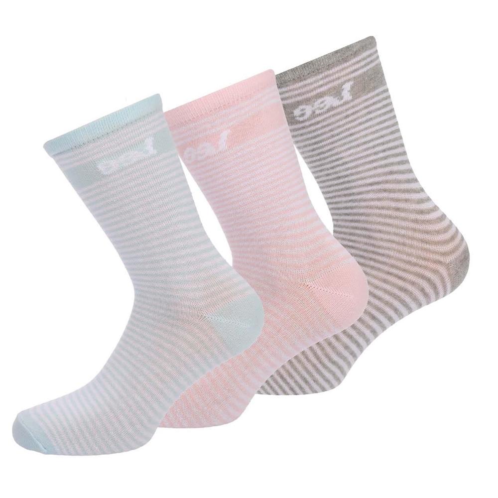 Lee Damen/Damen Gestreifte Socken (Packung mit 3)