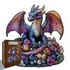 Dragon Puzzle Wooden Special-Shaped Splicing Toy Gift Original Colorful Decompression Puzzle