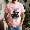 New Summer Unisexs 100 Pure Cotton TShirt Motorcycle Longing For Freedom Vintage Biker Style Casual Breathable Short Sleeve