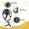 ATUBAN Hard Helmet Outdoor Protection Stylish Doggy Hat for Football Games Safety Pet Helmet with Ear Holes for Small Dog, Cats