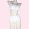 Plus Size Disposable Underwear Set for Salon, Massage & Spa: Thickened Breathable Triangle Panties & Bandeau Bra