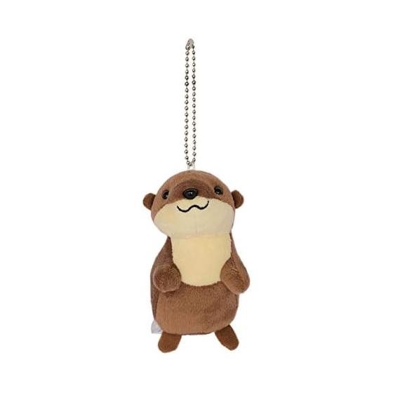 [Aqua] Plush Marine Anywhere Friends Keychain Otter 00080075