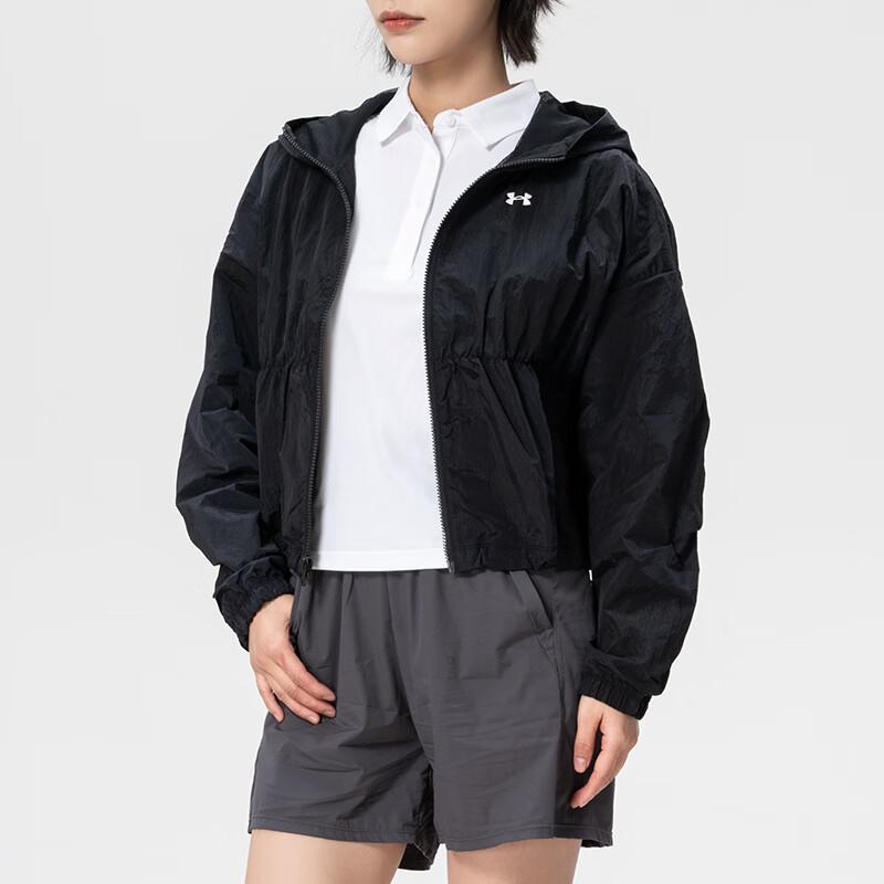 Under Armour Woven Hooded Training Windbreaker Women Jacket 6010942-001