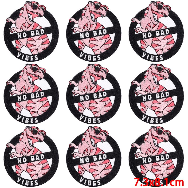 10Pcs/Lot Skull Punk Patches For Clothing Hip Hop Iron On Patches For Clothes Patch Thermoadhesive Embroidery Fusible Patch DIY