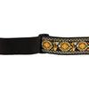 Fender Canadian Musical Instrument Strap Pasadena Woven Strap, Yellow Lotus, 2"