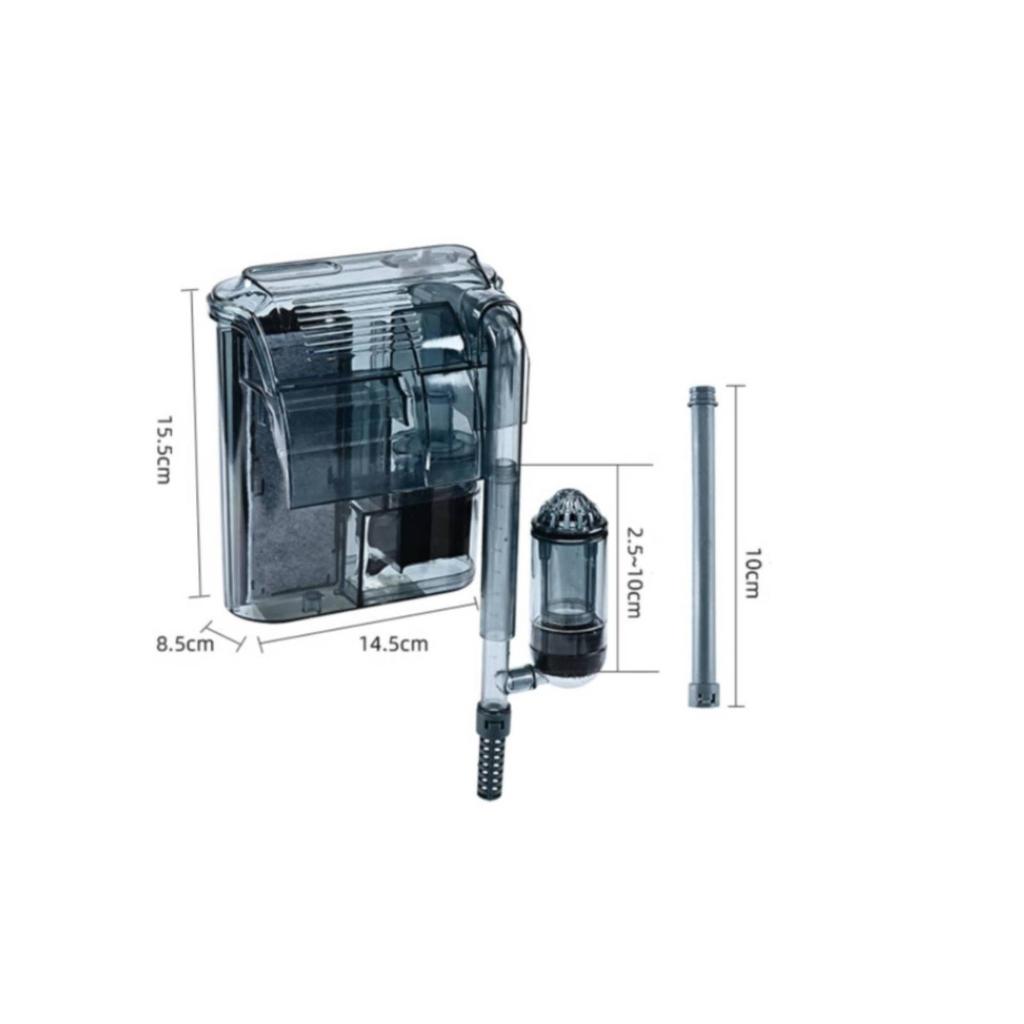 Aquarium Accessory Easy to Install Hang-on Back Filter Quiet for Home Aquariums