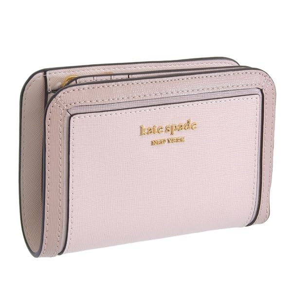 

Kate Spade Women s Bifold Compact Leather Wallet in Pink Morgan Colorblocked SA CMPCT WLLT K8965 650 [Used]