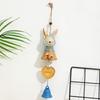 Cartoon Rabbit Resin Wind Chimes Craft Couple Student Valentine's Day Gift Hanging Ornament Decorative Item