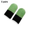 Dualcolor Touchscreen Finger Covers Sweatproof Breathable Thumb Gloves Anti Slip Super Thin Gaming Finger Sleeves