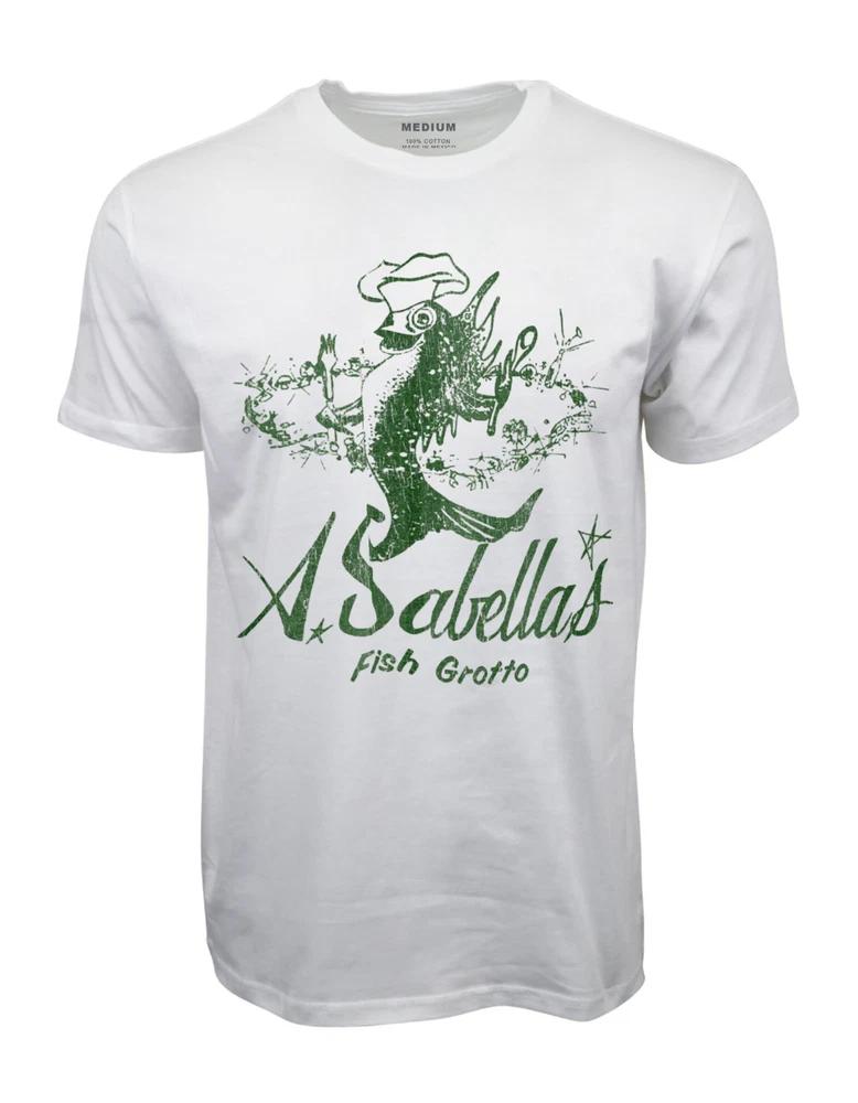 A Sabellas Fish Grotto San Fran Graphic White TShirt S