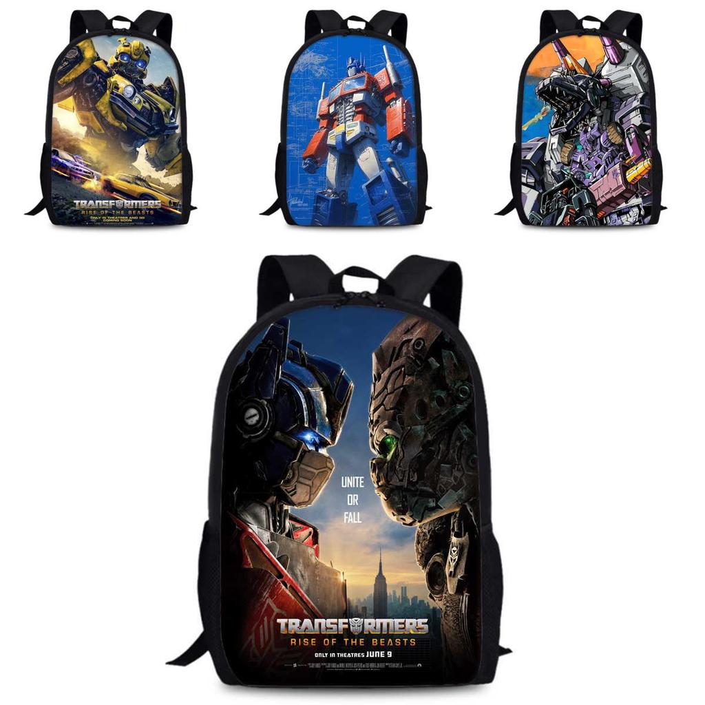 Transformers One 15-inch Durable Polyester Backpack For Students Unisex School Bag
