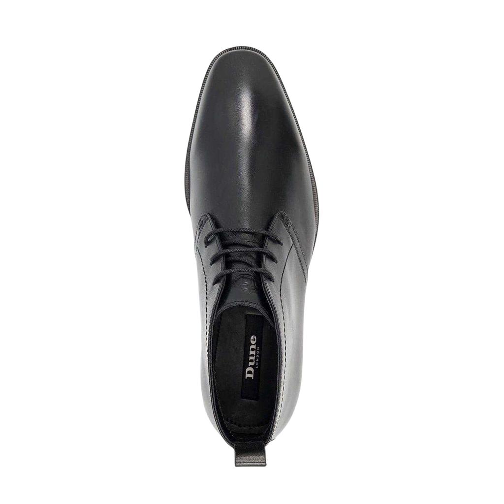 Dune London Mens Mervin Leather Low Heel Chukka Boots