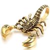 Mens Womens Stainless Steel Scorpio Zodiac Scorpion Pendant Necklace