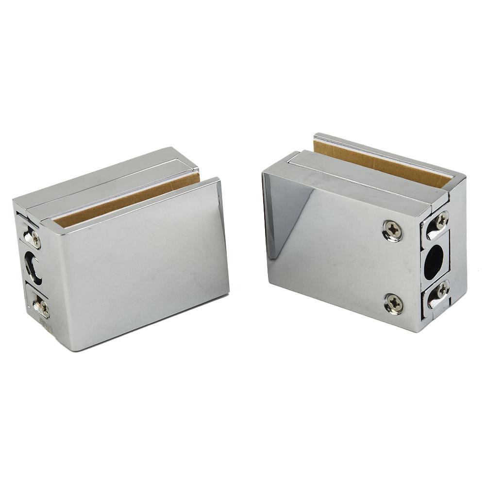 Glass Door Lock Floor Latch Lock Bolt For Home Bathroom Toilet Shop No Punching Single Door Ground Lock Zinc Alloy Hardware