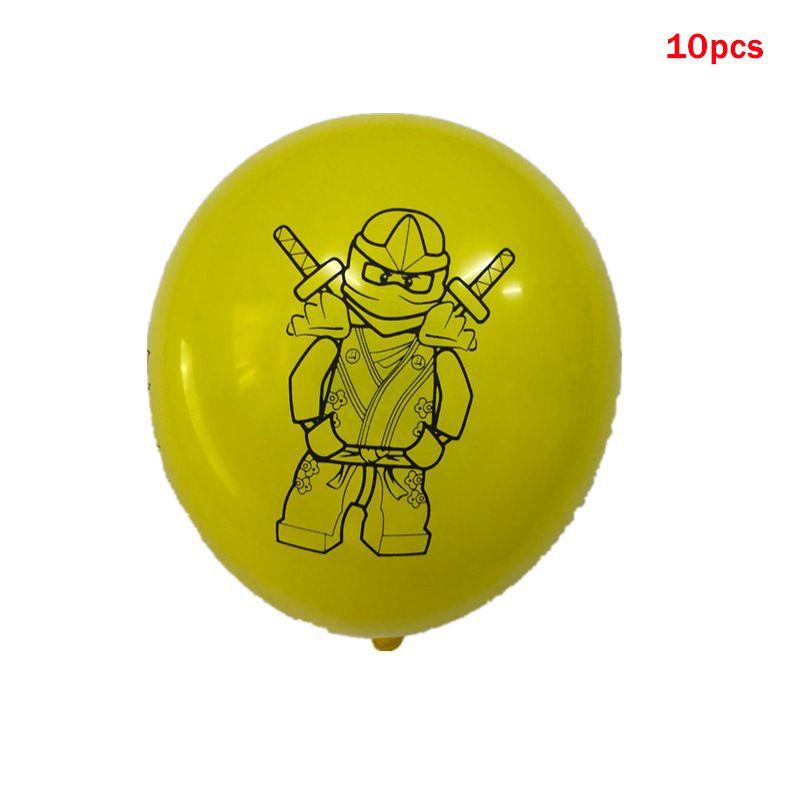 

Игра с шарами 50 шт. Детский день рождения Мультяшный 10 дюймов Украшение Латекс Yellow-10pcs