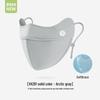 Gudeng Women's Ice Silk Sunscreen Mask: Breathable, UV-Protection, Summer Blush Face Mask with Eye Corner Protection (XKZ42)