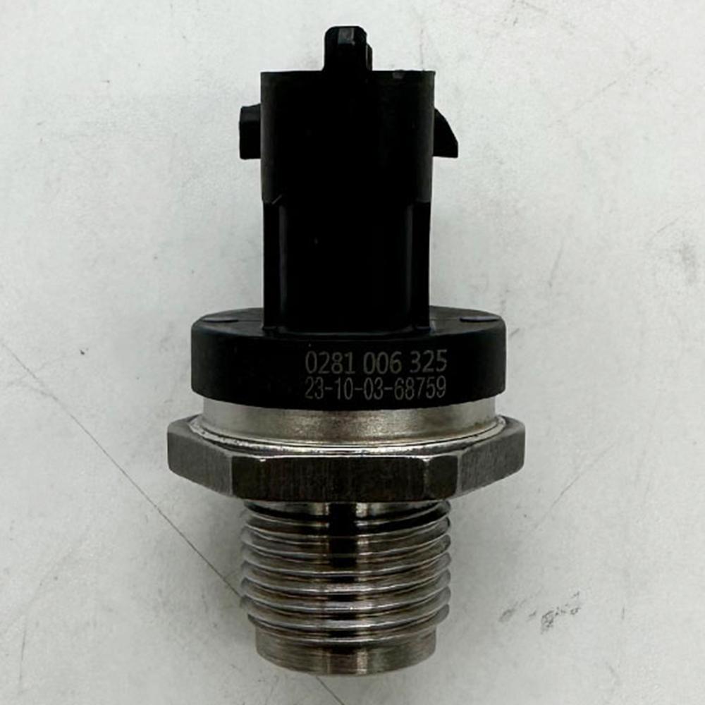 1-4pcs 0281006325 Fuel Rail High Pressure Sensor Common Injection 281006325 0281006112 0281002846 For C ummins I VECO DAF MAN