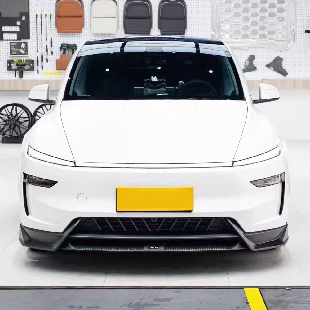 Tesla Model Y 2024+ Facelift Front Lip Splitter Spoiler by YOFER