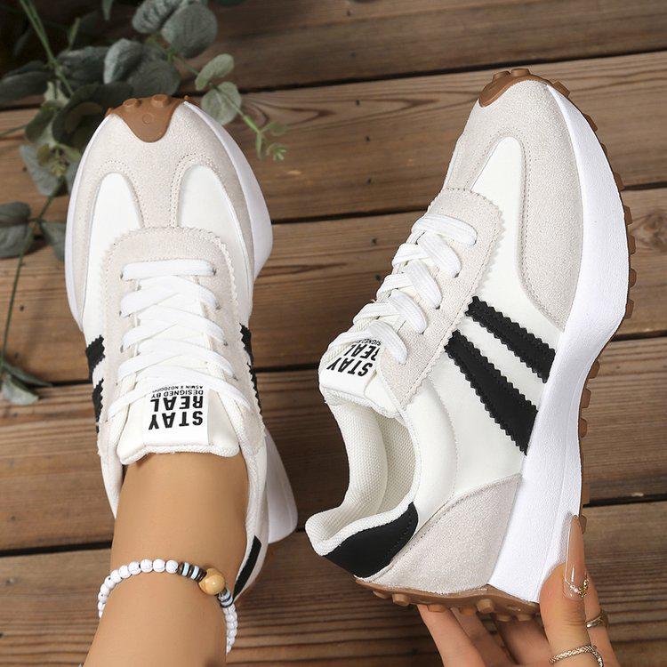 2025 Women's Plus Size Slim Waist Dad Sneakers - Thick Sole Casual Sports Shoes for Spring/Summer