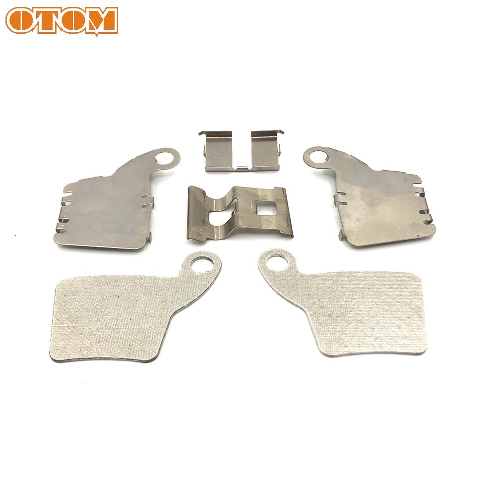OTOM Motorcycle Brake Caliper Repair Parts With Nissin Caliper Guide Pin Spring Insulation Pads For HONDA CR125 CRF150 CRF250 CR