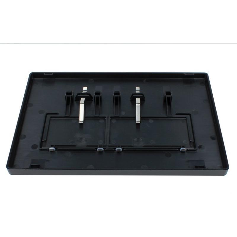 Black Dual Flushing Actuator Toilet Push Buttons Concealed Wall-mount Tanks Flush Pannels Replacement Part for Sigma Bathroom