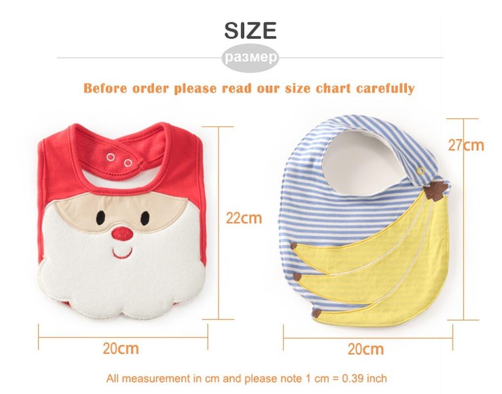 Christmas Baby Bibs Cotton Baberos Santa Claus Bavoir Saliva Towel for Boys Girls Babero Slabbetjes B