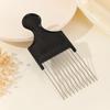 Black Steel Needle Styling Comb