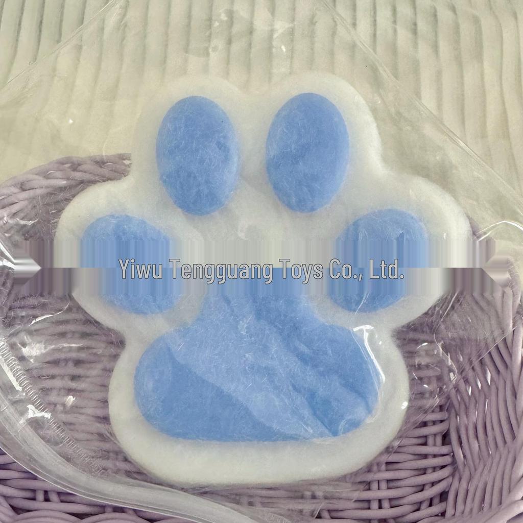 Viral Giant Plush Cat Paw Squishy Toy – Stress-Relief with a Soft, Pinchable Texture