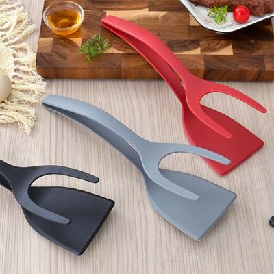 Anti-verbranding siliconen spateltang Multifunctioneel kookgereedschap Ergonomisch antisliphandvat Voedsel Flip Schop Klem voor Steak Vis Brood Hamburger