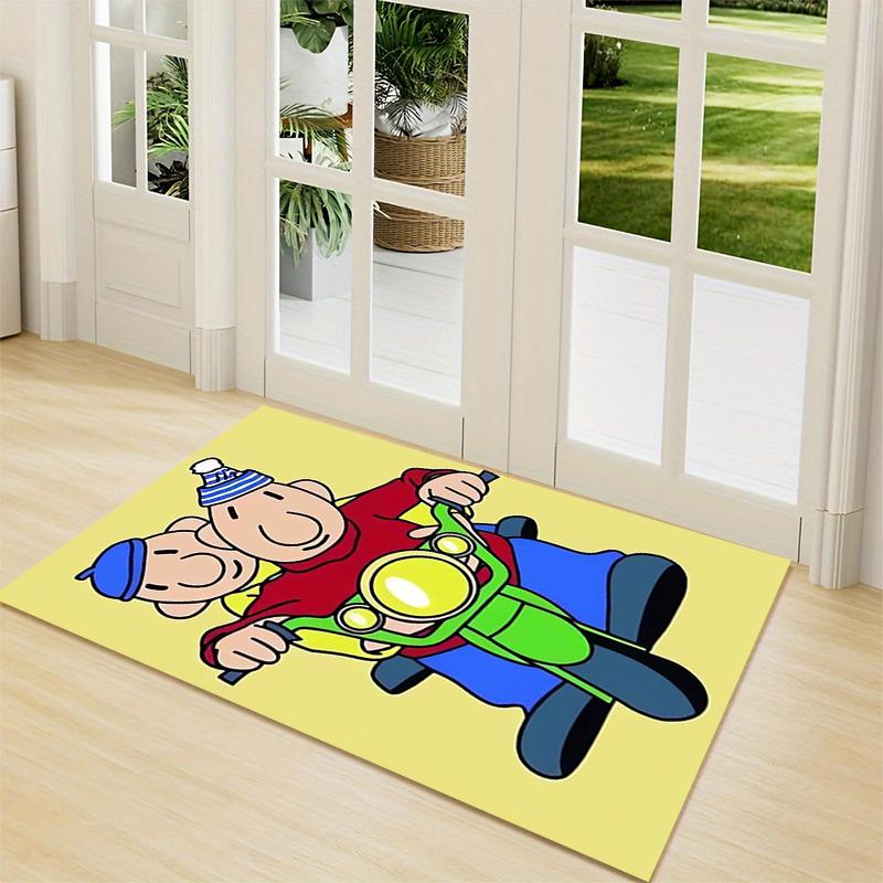 1Pc Bike Ride Adventure Carpet Rug Customizable Soft Washable Antislip Home Living Room Sofa Mats Personalized Rug 091791