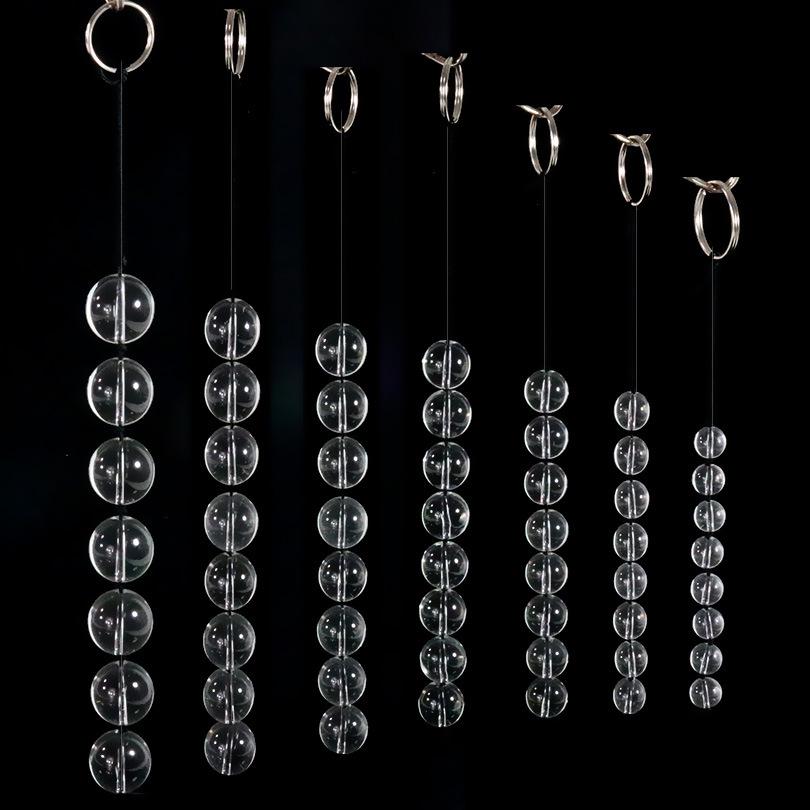 Chrysanthemum Glass Ball Beads for Vaginal Stimulation and Masturbation Training