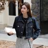 Celebrity Yang Mi Style Versatile Casual Denim Jacket: Fashionable, Age-Reducing, Loose Korean Design