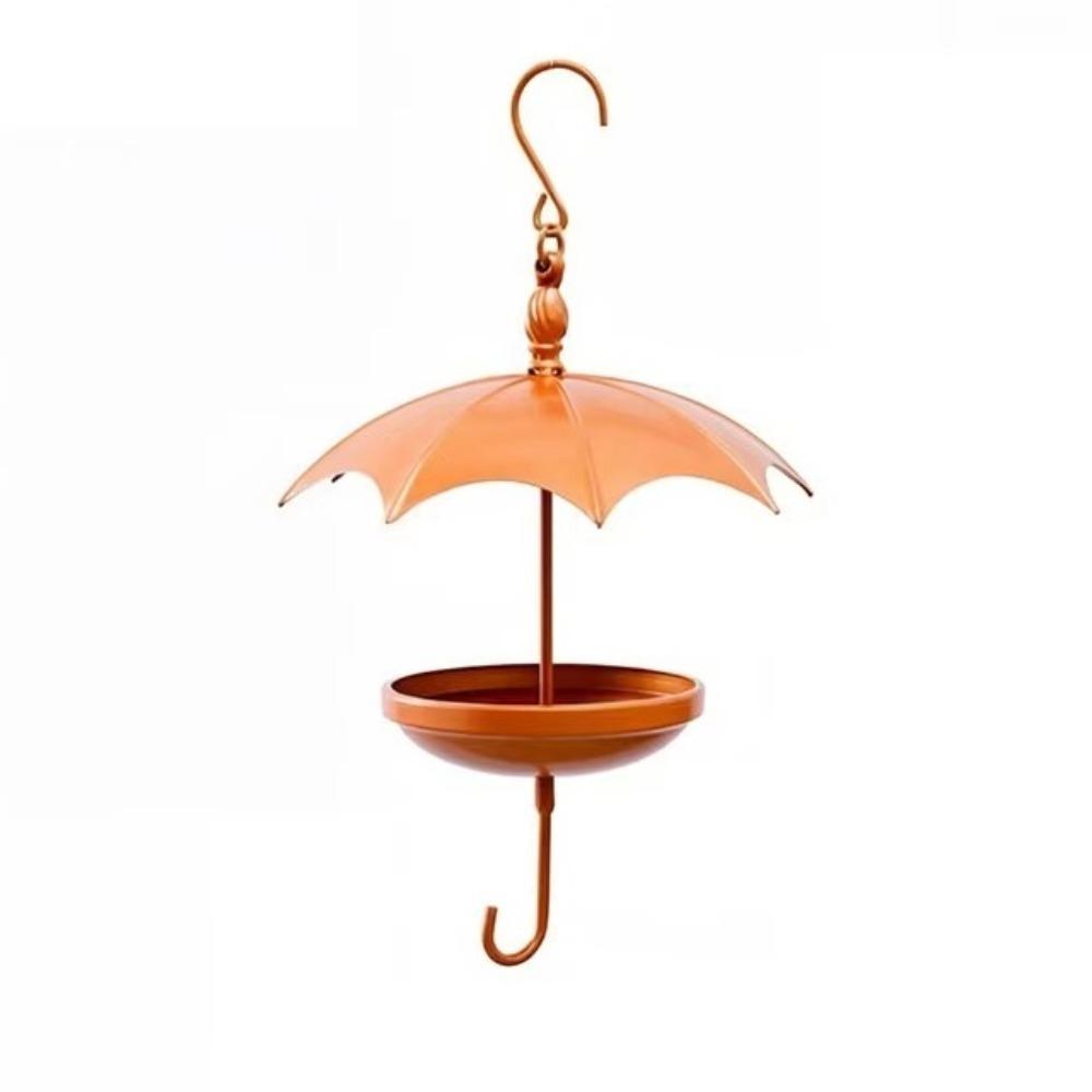 Vintage Hanging Platform Feeder Rustic Bird Feeding Station Umbrella-Shaped Bird Feeder Yard Bird Feeder