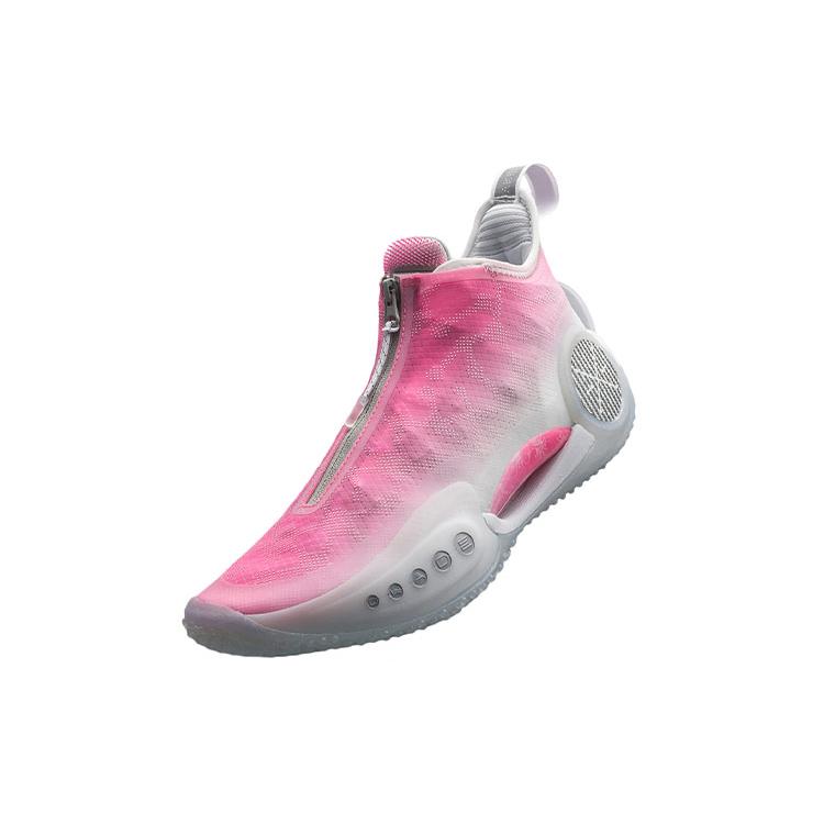 Buty do koszykówki Li Ning WOW 9 Męskie Niskie Neonowy Róż/Standardowy Biały ABAR119-6