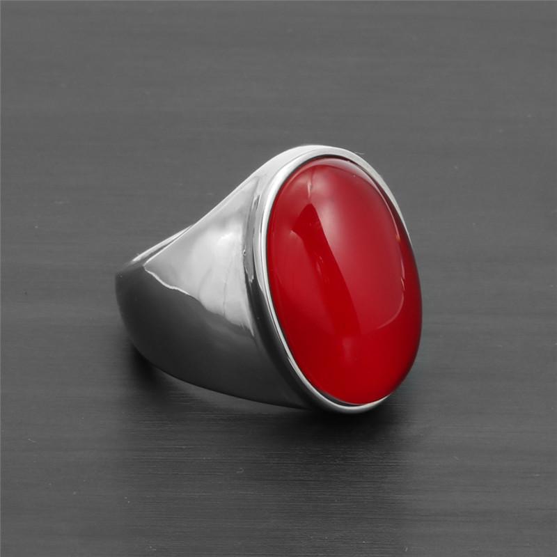 Women's Fashion Sapphire Ring - Stainless Steel & Titanium Electroplated Stone Ring