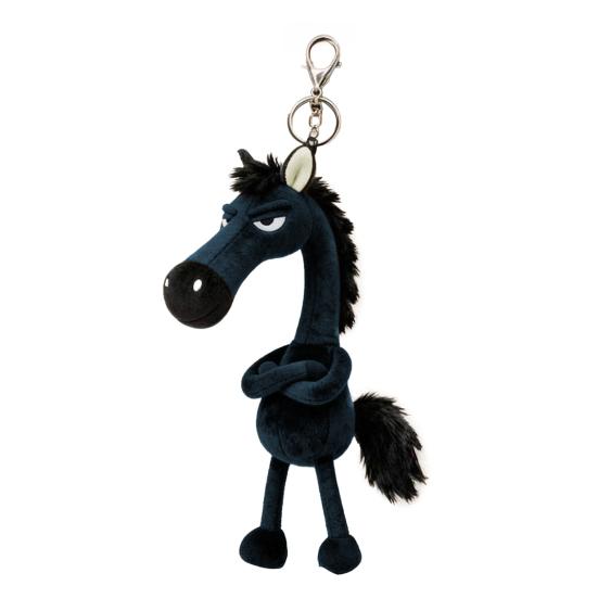 Horse Pendant Plush Material Bag Keychain 2026 Year of Horse Pendant Soft Texture Horse Charm Handbag Decoration