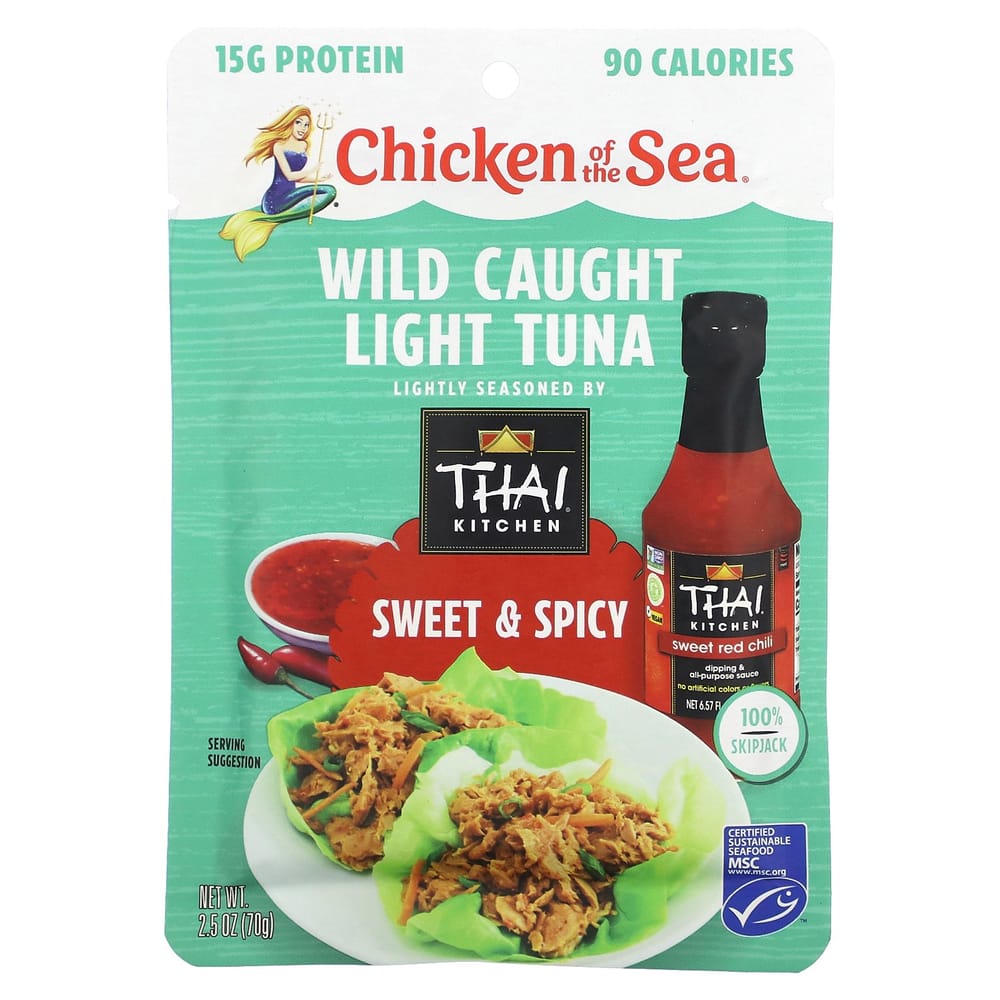 iHerb Wild Caught Light Tuna Sweet & Spicy 2.5 oz (70 g)