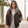 Down Jacket, Coat, Women's, 2025 Winter New Style, Thickened Down Jacket, Loose-fitting Cotton Coat, Warm Coat, Black, Brown, Easy To Clean