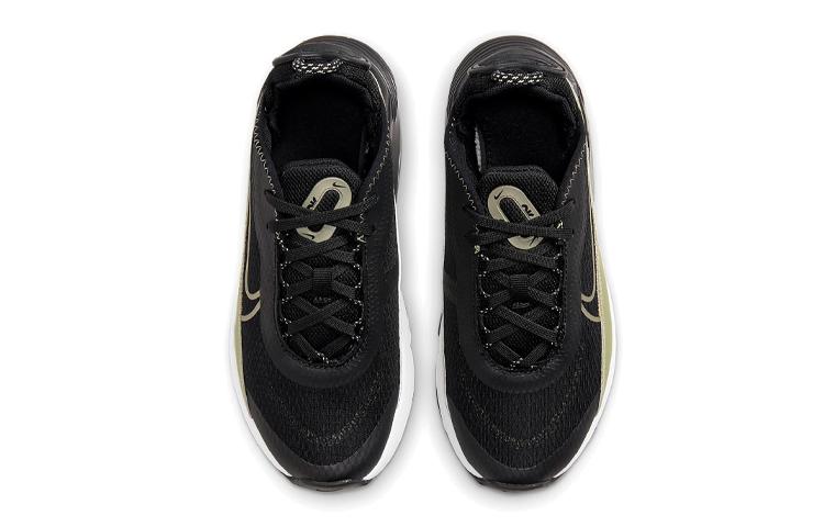 Nike Air Max 2090 Low-Top Kinder Lifestyle Schuhe Schwarz Gold Kinder im Alter von 3-7 Jahren CU2093-006
