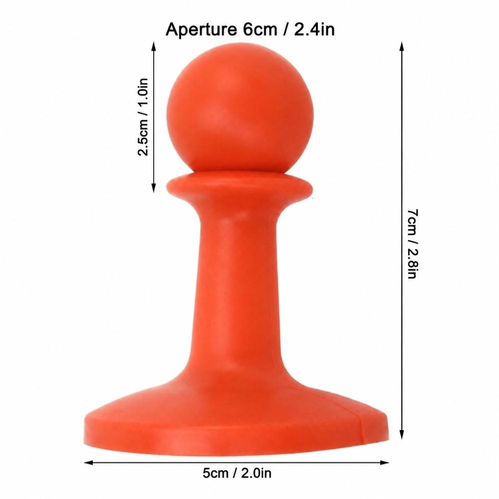 4 Pcs Anti-Static Lightning Protection Cap Stable Firm Pole Tip Protector Camping