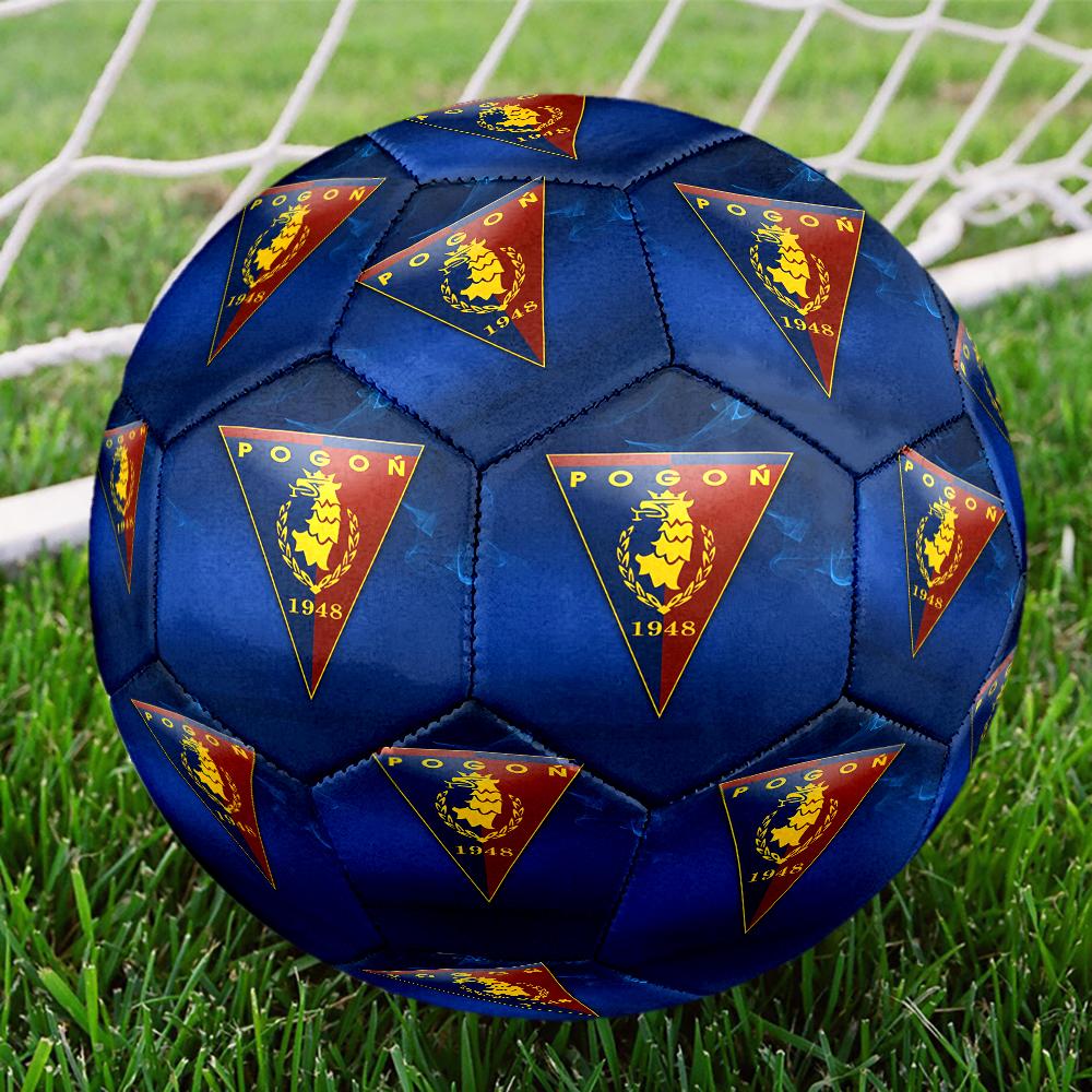 Pogon Emblem Design Size 5 Soccer Ball,Indoor/Outdoor Suitable for Training Matches Tournaments Practice Games Perfect Gift for Fan
