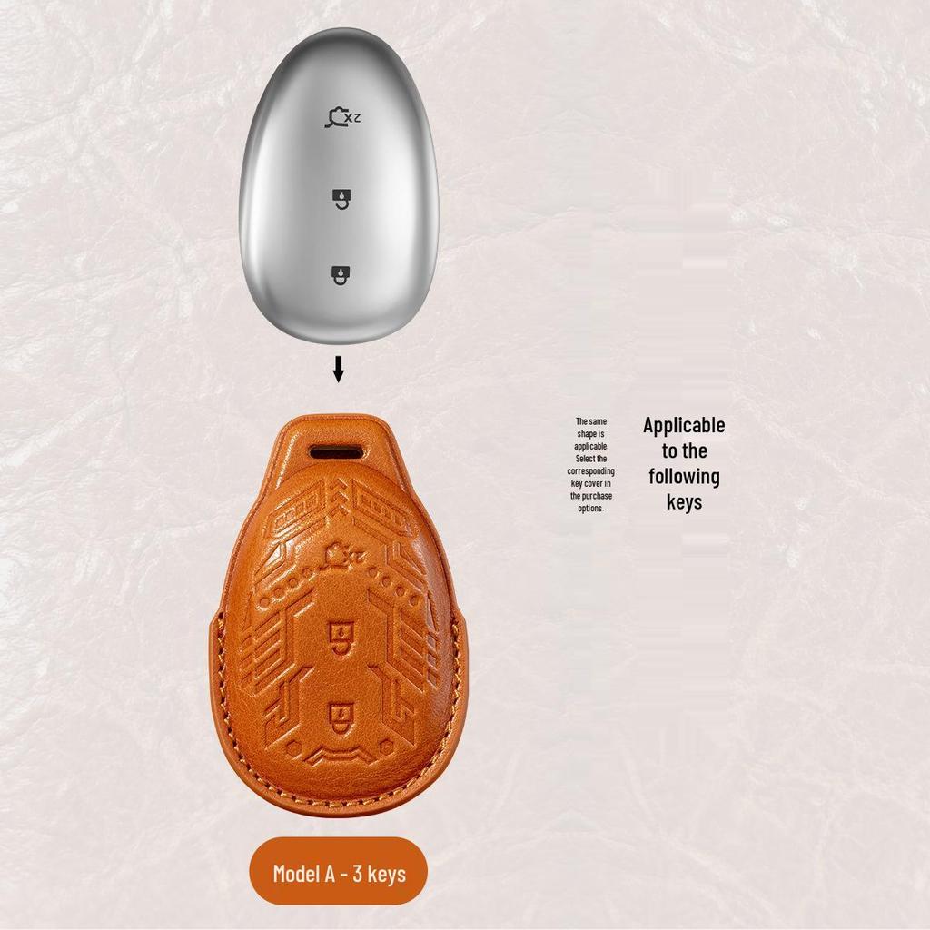 Wey Key Case for Gaoshan 7/8/9, Lanshan, 2025 Mocha WEY DHT Car Shell Buckle