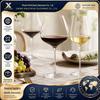 Luxe Kristallen Wijnglas Set: Champagneglazen, Bordeaux- en Bourgogneglazen
