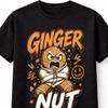 Ginger Nut Funny Biscuit Ginger Bread Unisex Angry Cookie Graphic Unisex TShirt