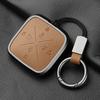 8 Button Aluminum Alloy Goatskin Car Key Case Cover For Zeekr X 001 009   Car Key Case Protect Fob