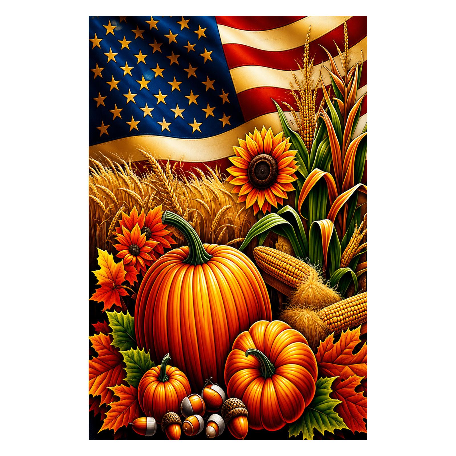 Halloween Garden Flag, 1218 Inches Double Sided, Outdoor Bunting Decor for Yard One Size