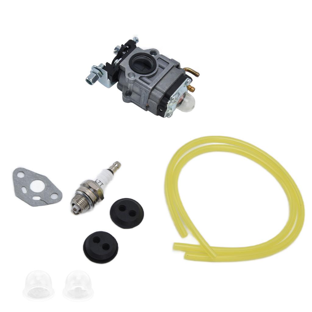 H119‑6 42CC Carburetor Gasket Sparking Plug Kit Replacement for WT WYK‑186 with Intake Hole