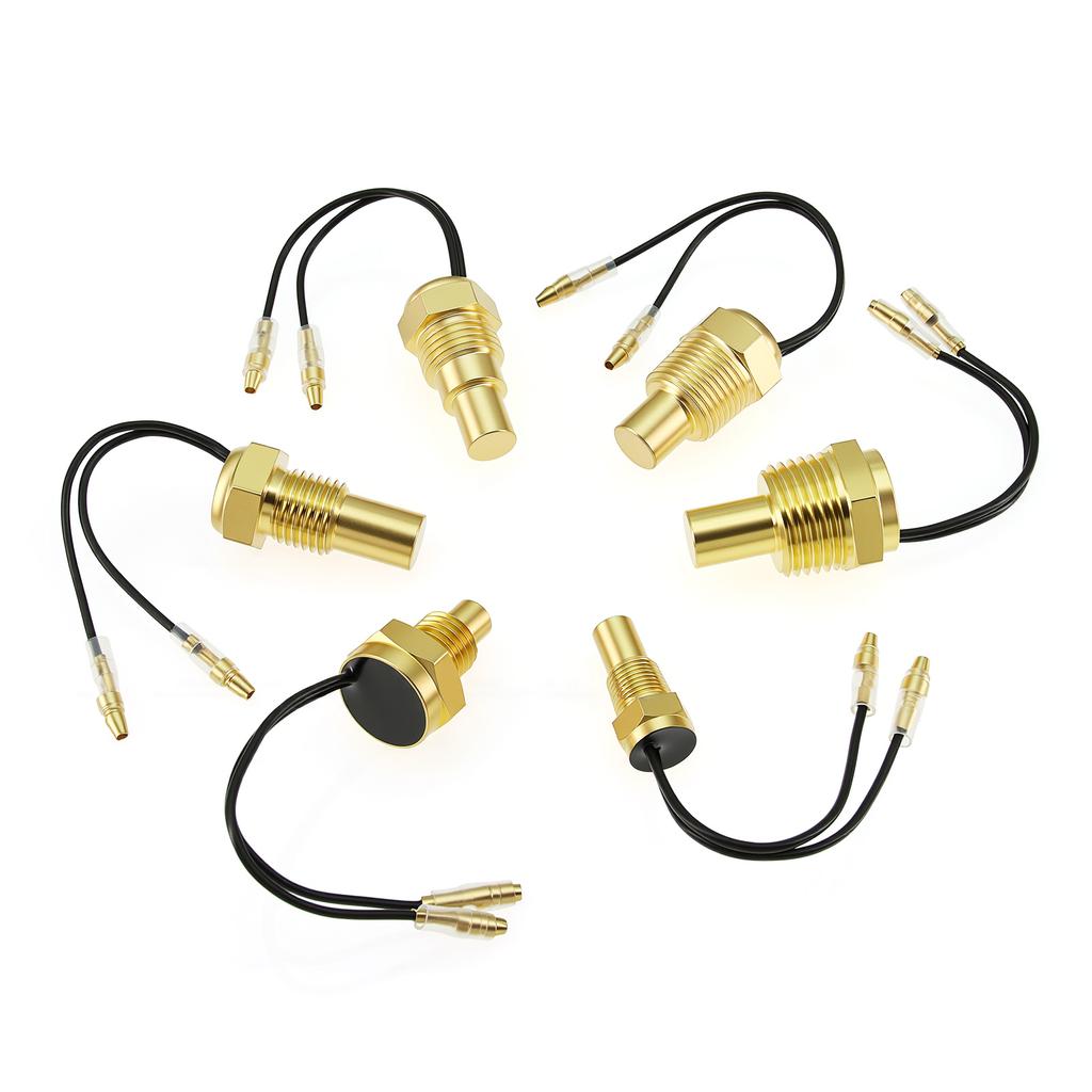 1/8 NPT 3/8NPT Temperature Indicator Car Temperature Sensor Engine Temperature Sensor for Snowmobile Temperature Sensors