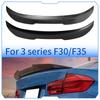 High Quality Rear Trunk Spoiler Wing Fits For BMW 3 Series F30 F80 M3 Sedan 2012-2019 PSM Style GlossyBlack/ Carbon Fiber Pattern